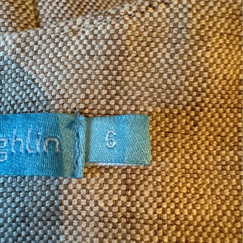 J Mclaughlin Linen Xandra Dress Size 6 Coastal Euro Summer Minimalist Lagom - Picture 5 of 8